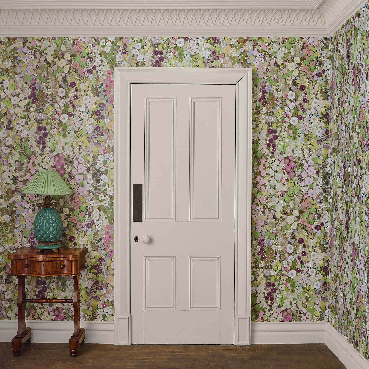 ぱーぷるページ House of Hackney / HOLLYHOCKS / Meadow【4パネル1セット】 | 輸入