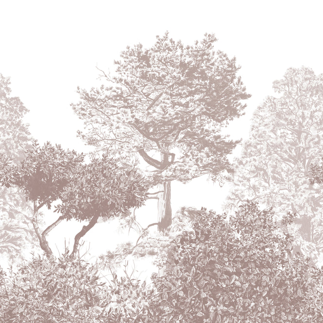 Sian Zeng / Hua Trees Mural Wallpaper / Brown 【3パネル1セット】