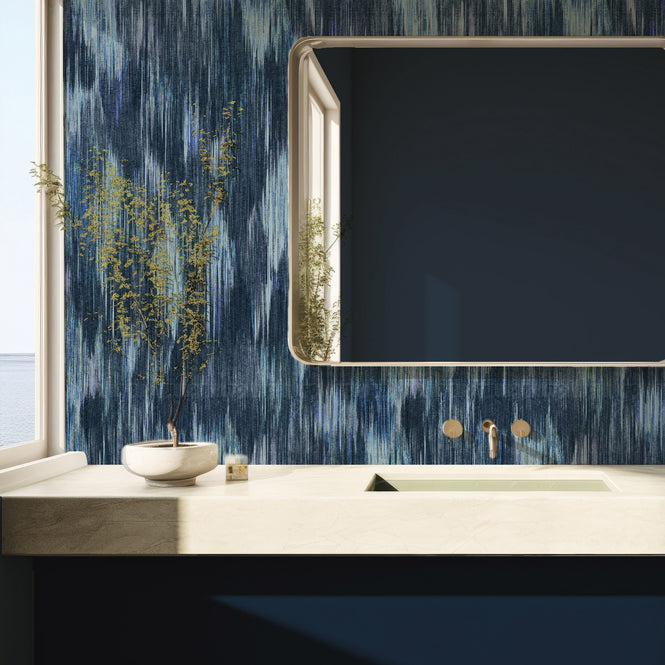 Victoria Sanders Design / SPECTRE Ikat Marine