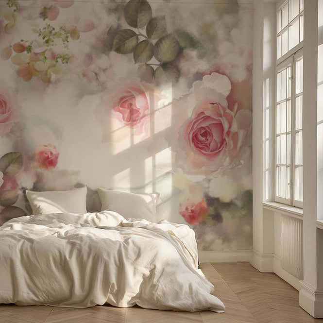 輸入壁紙 Ellie Cashman / Incandescent Rose Wallpaper / White Sunlight