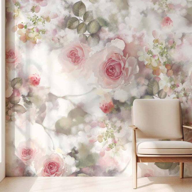 輸入壁紙 Ellie Cashman / Incandescent Rose Wallpaper / White Sunlight