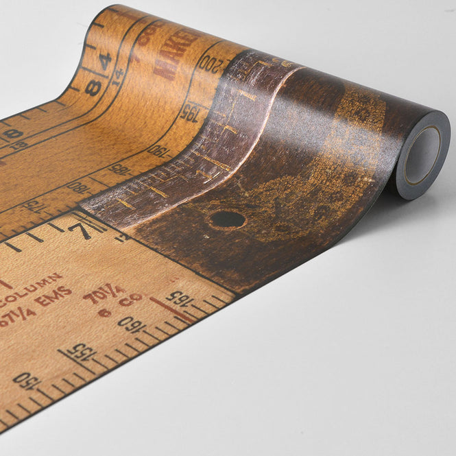 マステ感覚で貼る壁紙 【EASY WALL TAPE®︎】NLXL / Printed Rulers Large B ENX04
