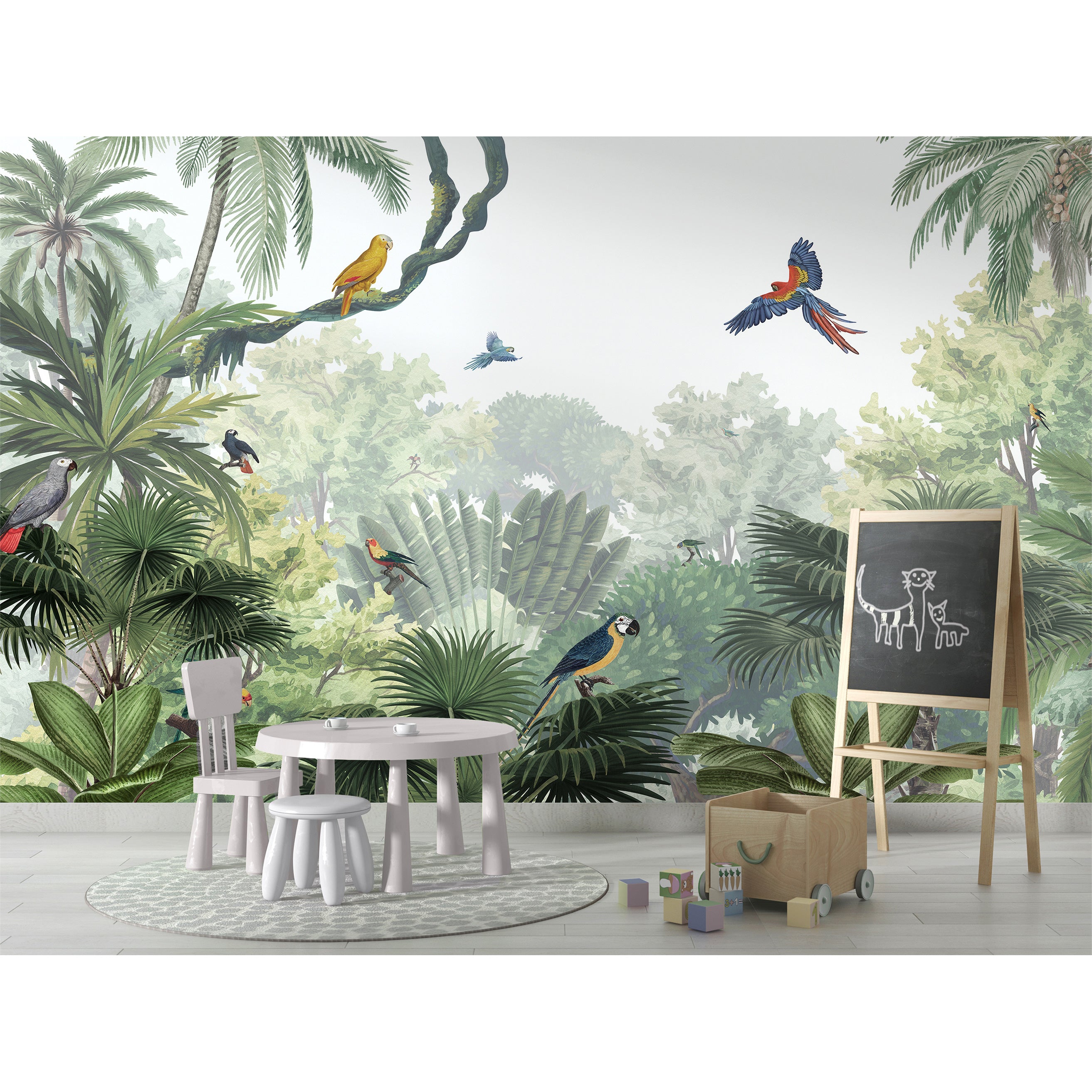KIKKI BELLE / Canopy Jungle Natural W13305 | 輸入壁紙専門店