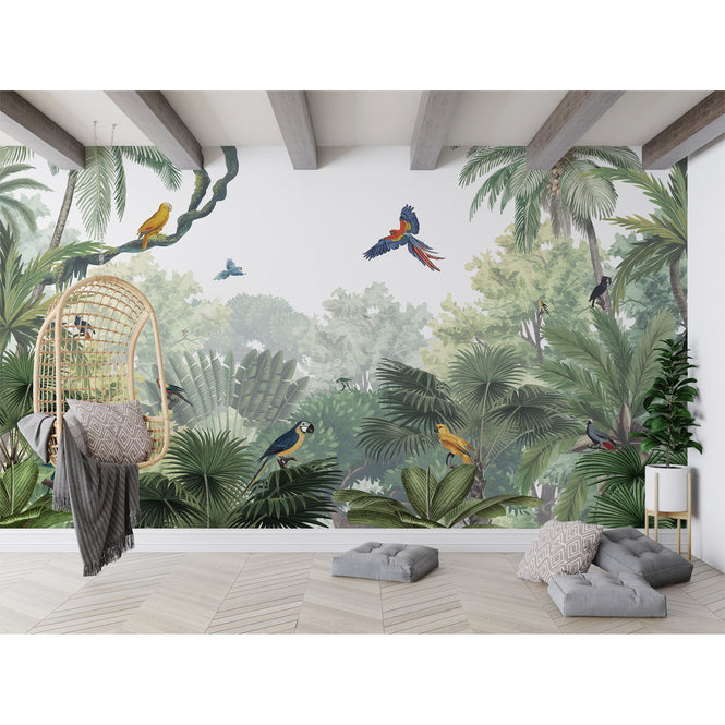 KIKKI BELLE / Canopy Jungle Natural W13305