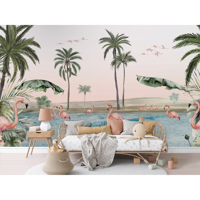 KIKKI BELLE / Flamingo Oasis W13313