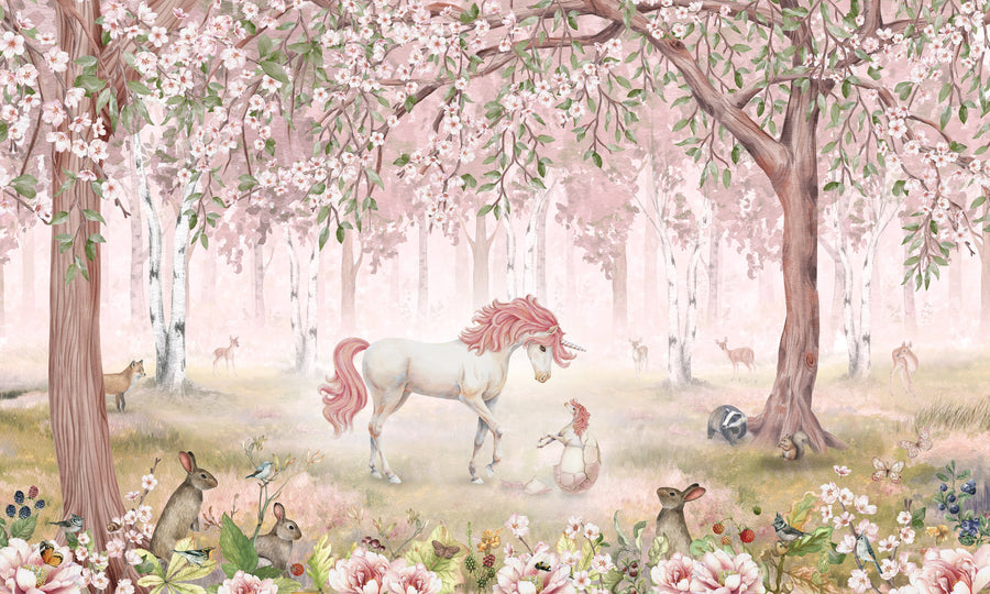 KIKKI BELLE / Unicorn Forest Pink W13917