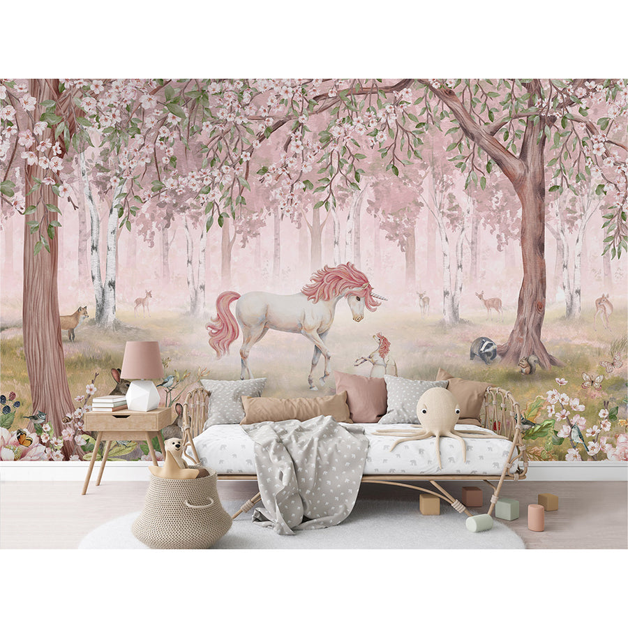 KIKKI BELLE / Unicorn Forest Pink W13917