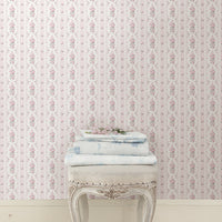 はがせる シール 壁紙 NU WALLPAPER / Pink Parfait Dreamy Days