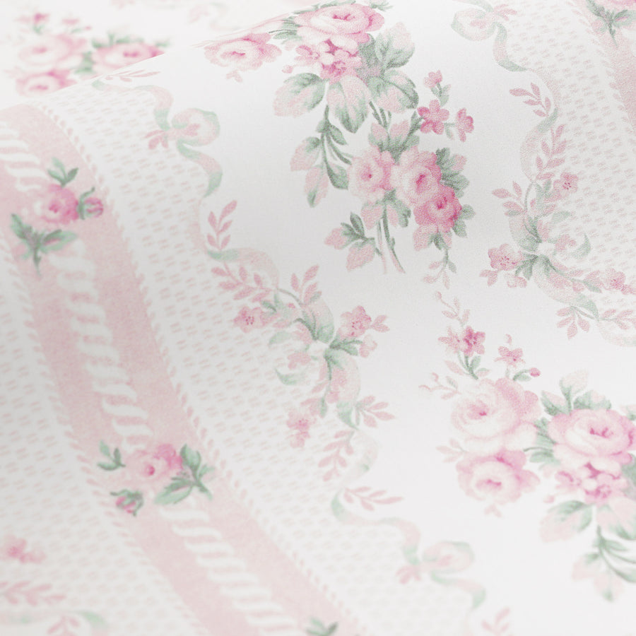 はがせる シール 壁紙 NU WALLPAPER / Pink Parfait Dreamy Days Peel and Stick Wallpaper / LFS6111