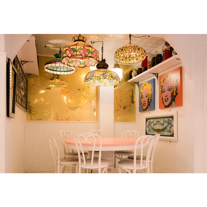 輸入壁紙 Andy Warhol / MARILYN MONOPRINT / Gold Diamond Dust on Bright Gold Mylar (single roll)