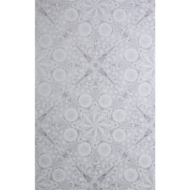 輸入壁紙 Flavor Paper / Musical Mandala / Mushmallow on Silver Mylar