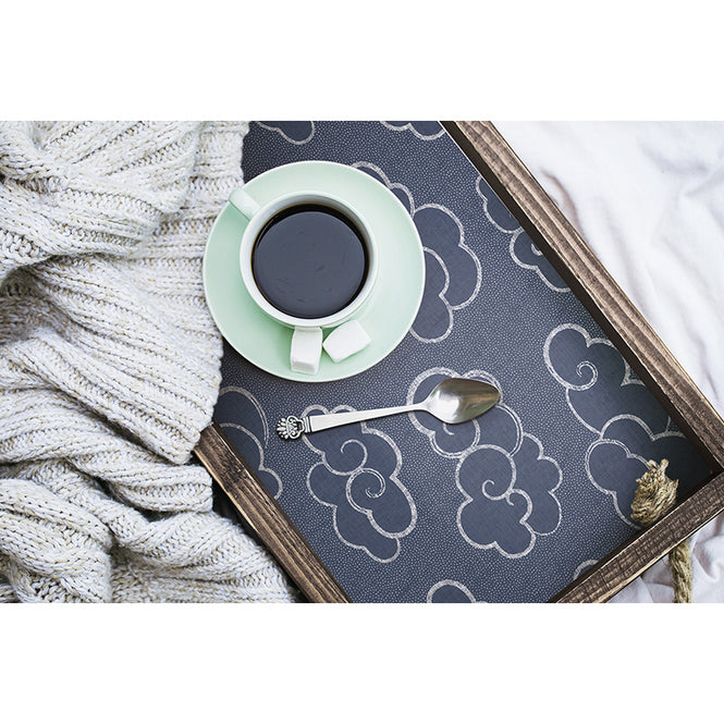 【予約受付】はがせる シール 壁紙 NU WALLPAPER / Navy Alto Peel and Stick Wallpaper / NUS4981