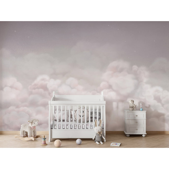 Oliver Robins / Calming Clouds - pink W17741
