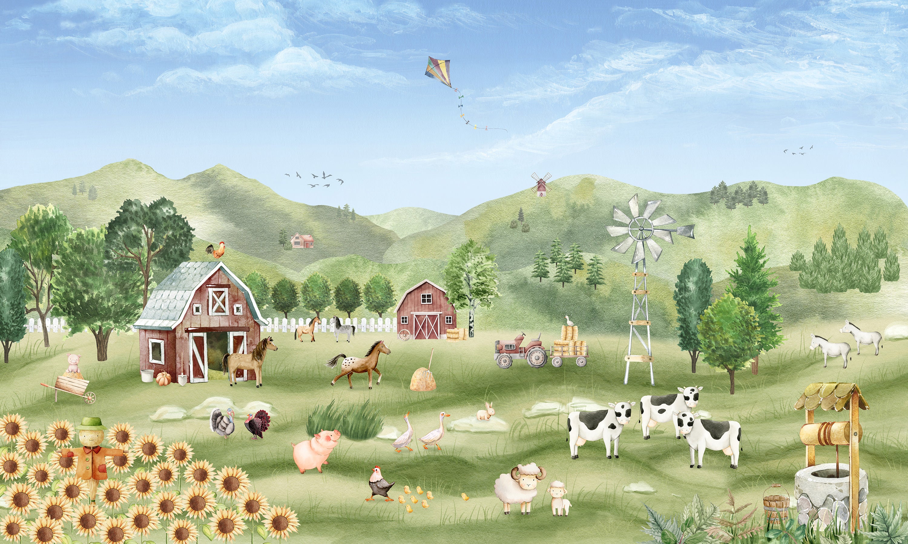 Oliver Robins / Farm Joy W13344 | 輸入壁紙専門店 WALPA – WALPA.jp