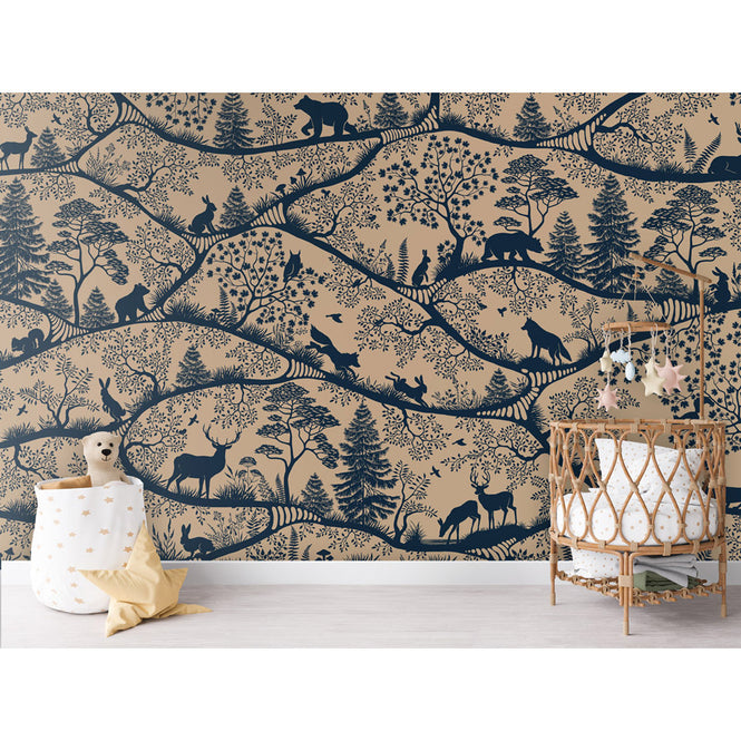 Oliver Robins / Nordic Nature - beige blue W17756