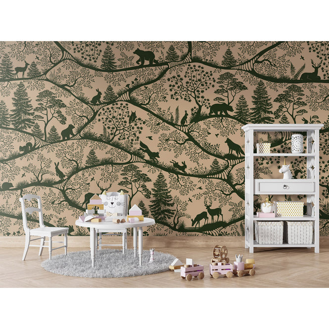 Oliver Robins / Nordic Nature - beige green W17758