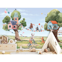 Oliver Robins / Treehouse Party W13355 | 輸入壁紙専門店 WALPA