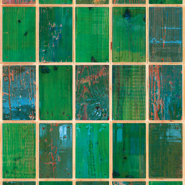 Waste Tiles Wallpaper by Piet Hein Eek / Green PHE-22