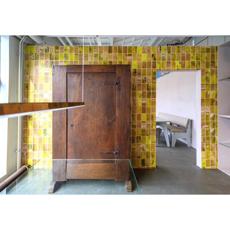 Waste Tiles Wallpaper by Piet Hein Eek / Yellow PHE-23