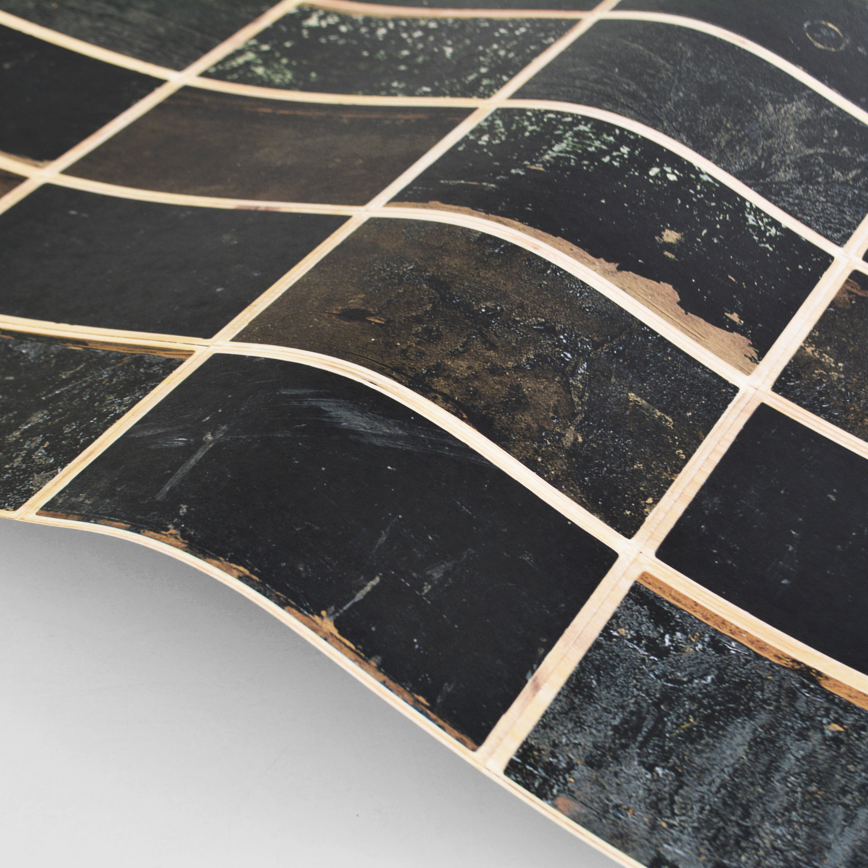 Waste Tiles Wallpaper by Piet Hein Eek / Black PHE-25 | 輸入壁紙