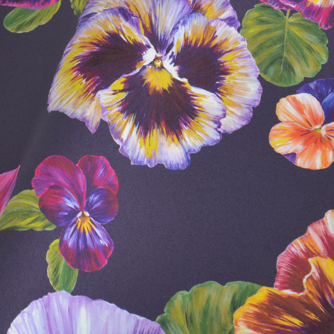 Victoria Sanders Design / PLETHORA OF PANSIES Violet