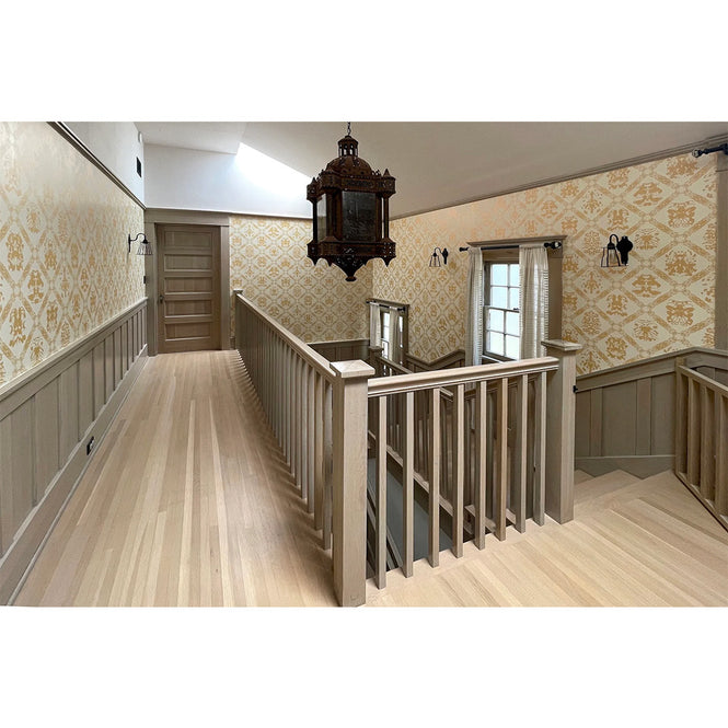 輸入壁紙 Andy Warhol / Rorschach / Golden Peach On Linen Clay Coated