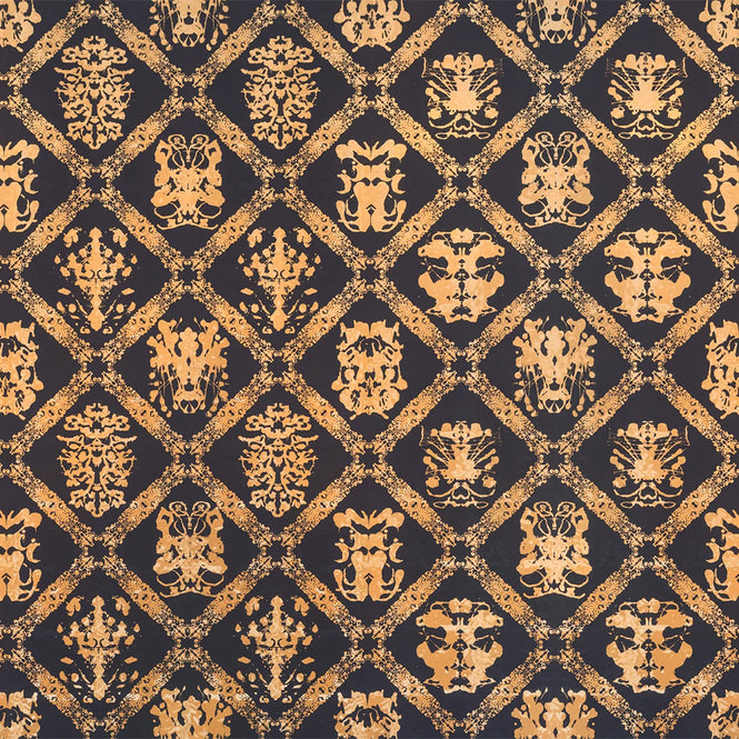 輸入壁紙 Andy Warhol / Rorschach / Storm On Gold