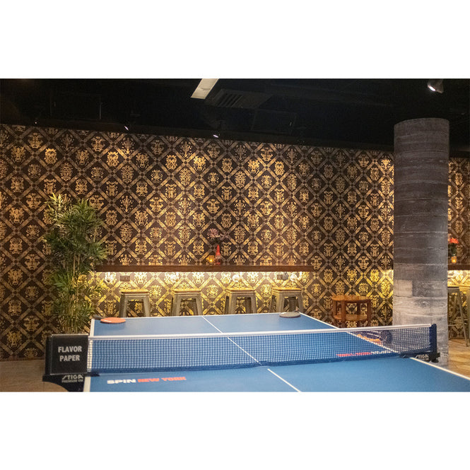 輸入壁紙 Andy Warhol / Rorschach / Storm On Gold