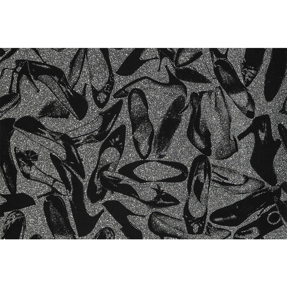 アンテ ヴォジュノヴィックのアート作品 Andy Warhol / SHOES / Silver Dimond Dust on Ebony Clay Coated