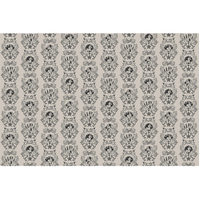 輸入壁紙 Flavor Paper / SHORE LEAVE / Licorice On Platinum Clay Coated paper