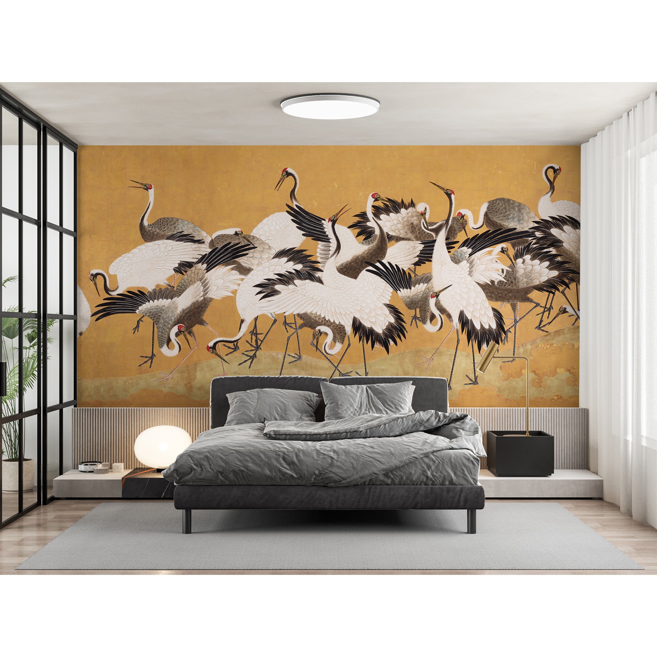 Sir Edward / Crane Birds W13282 | 輸入壁紙専門店 WALPA