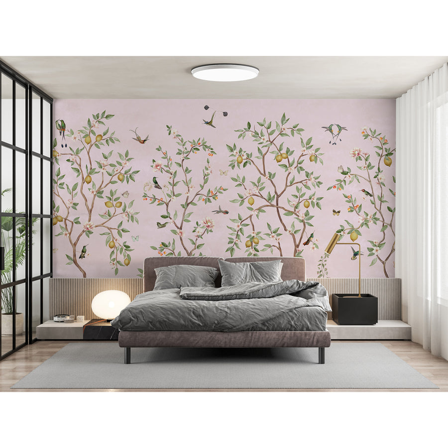 Sir Edward / Lemon Tree Chinoiserie Pink W13372