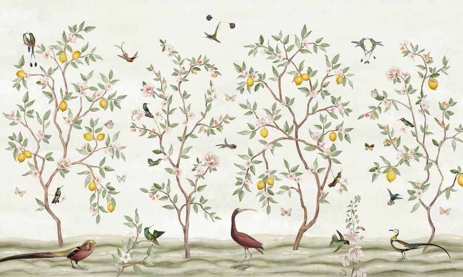 Sir Edward / Lemon Tree Chinoiserie White W13373