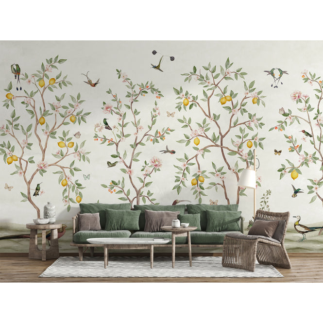 Sir Edward / Lemon Tree Chinoiserie White W13373
