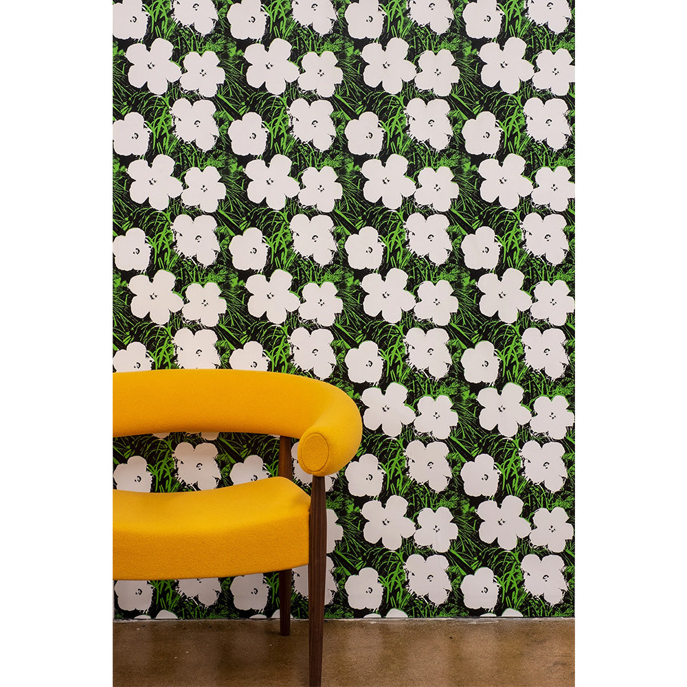 Andy Warhol / Small Flowers / Blanc | 輸入壁紙専門店 WALPA – WALPA.jp