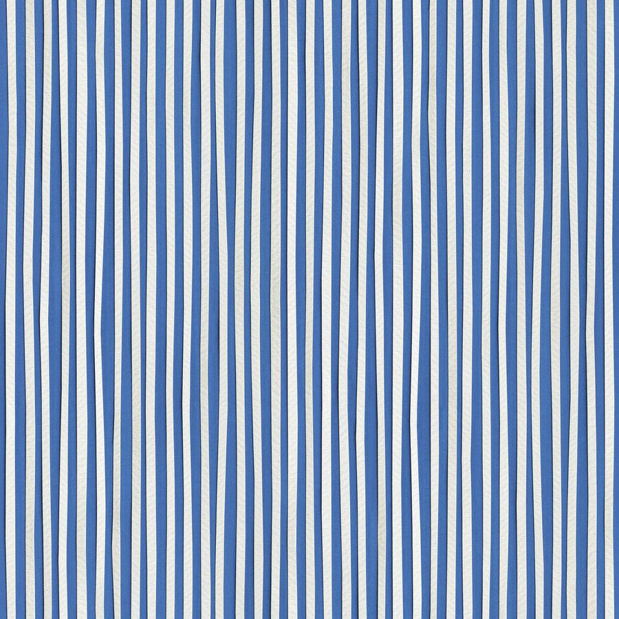 studio ditte / Stripes wallpaper cobalt blue【2パネル1セット】