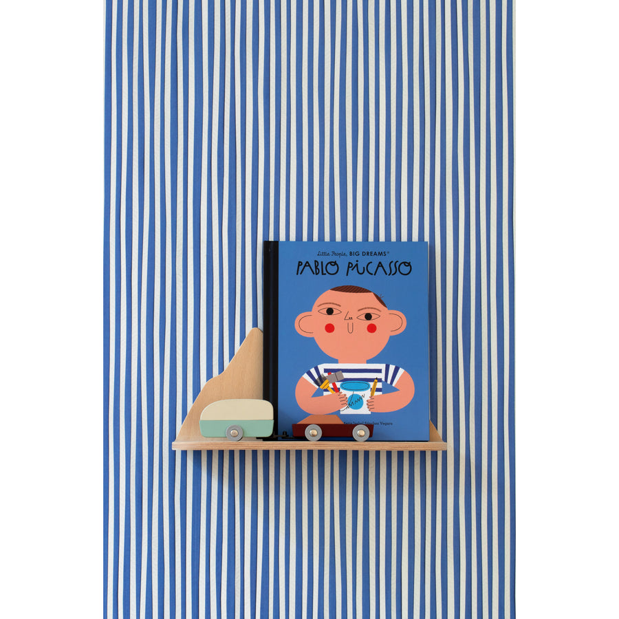 studio ditte / Stripes wallpaper cobalt blue【2パネル1セット】