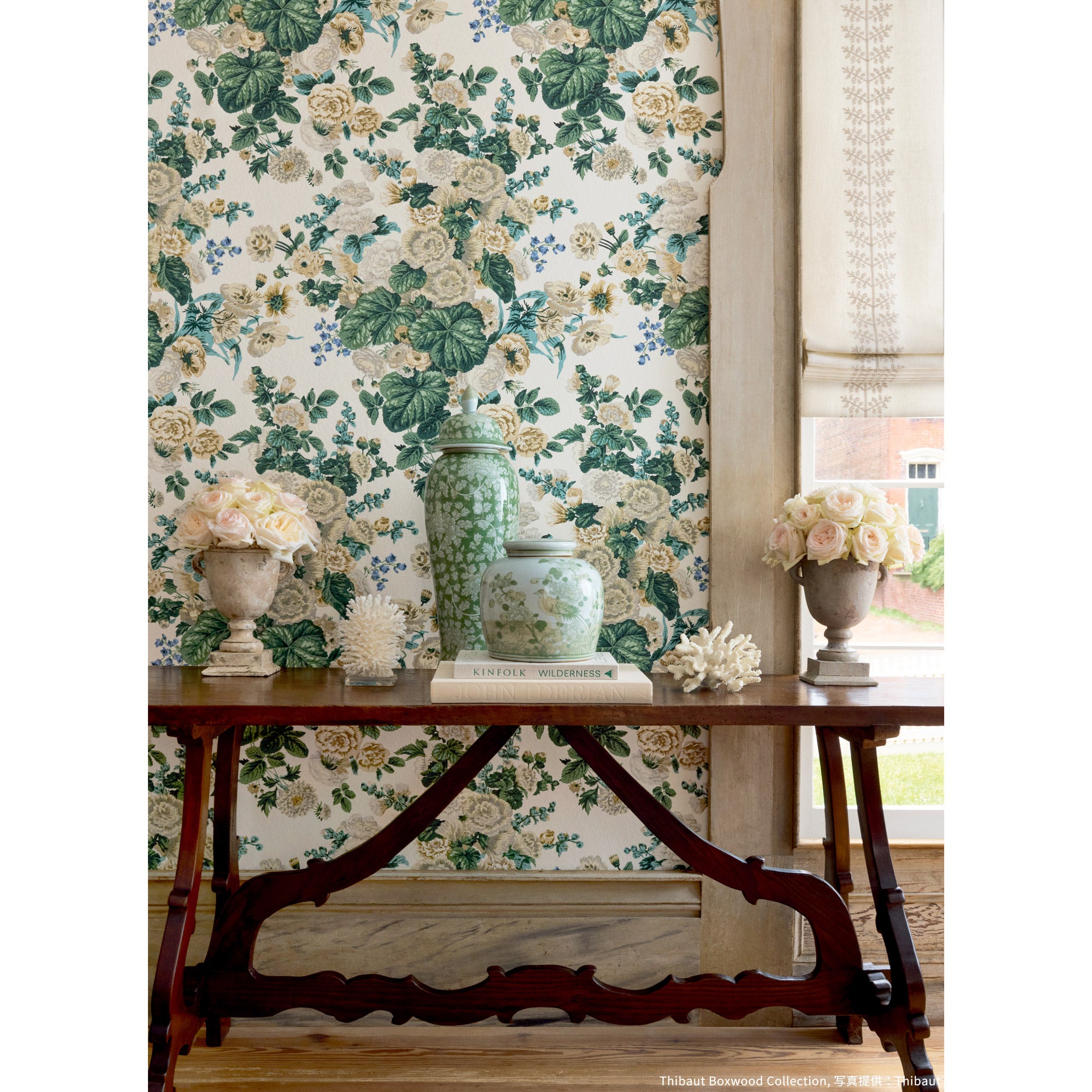 輸入壁紙 THIBAUT / Boxwood / HIDCOTE T10510 | 輸入壁紙専門店 WALPA