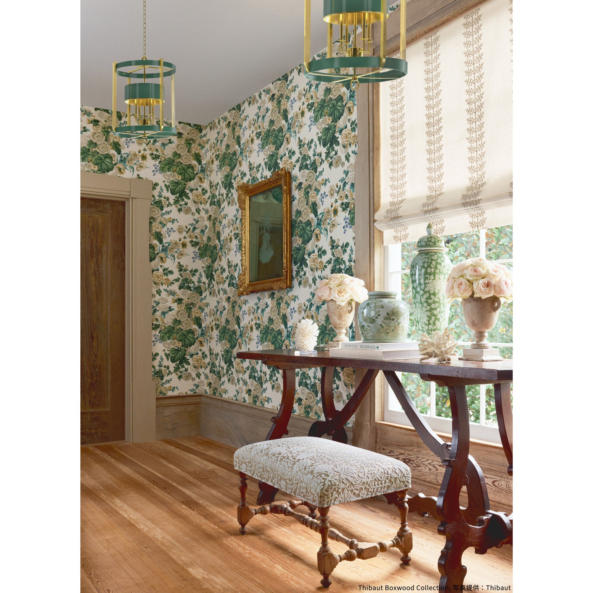 輸入壁紙 THIBAUT / Boxwood / HIDCOTE T10514 | 輸入壁紙専門店 WALPA