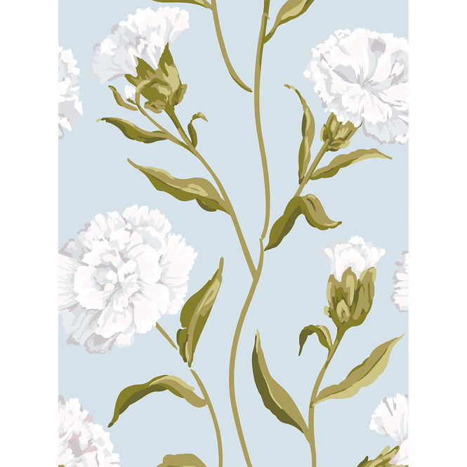 wallshoppe / Sarah Jessica Parker × wallshoppe / Townhouse Morning Dew on Misty Blue