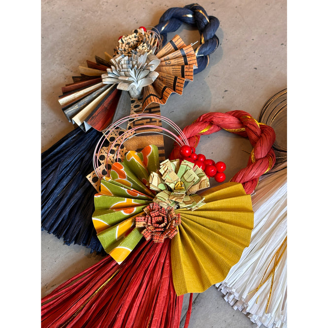 12月10日(水) 10:30～WALPA STORE 東京 ワークショップ 「世界にひとつのお正月飾り｜輸入壁紙で楽しむ手作りしめ飾り」