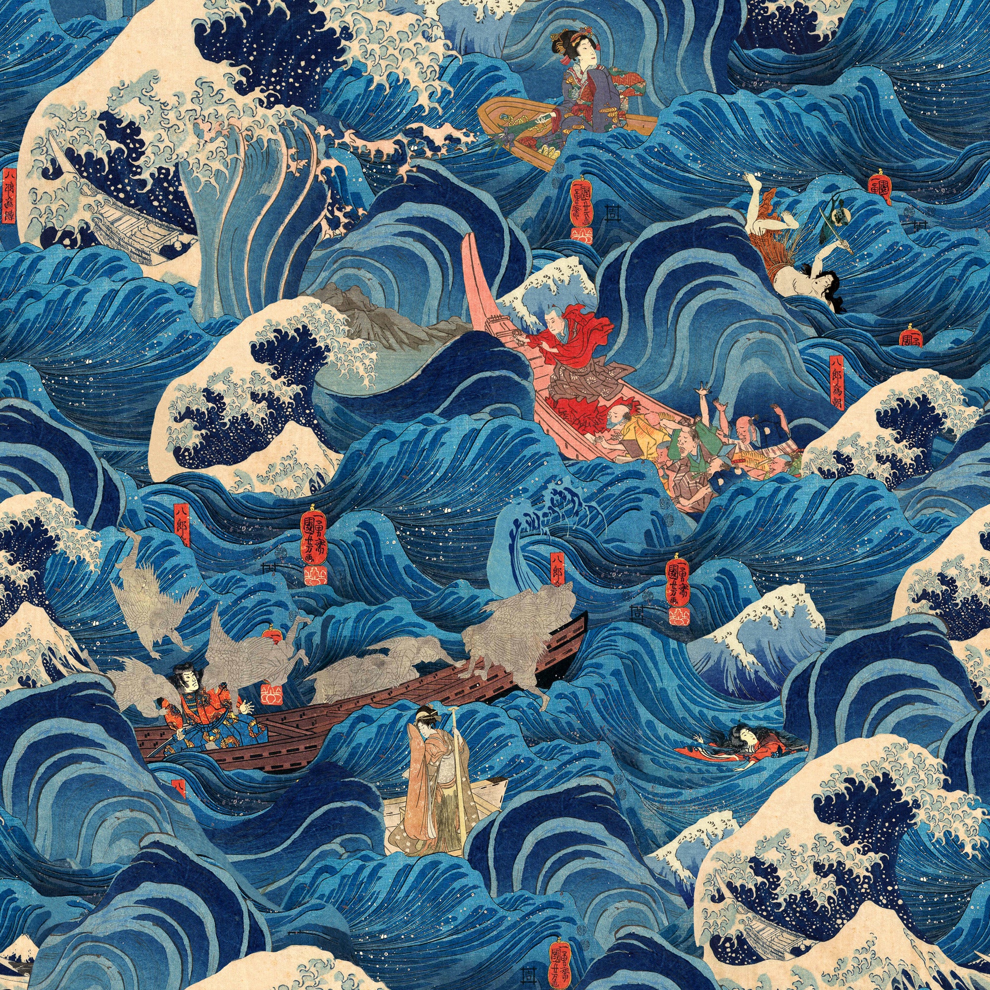 ビンテージ壁紙資料本(1957年WALPAMUR社) MINDTHEGAP / The Curator's Cabinet / THE FORMER EMPEROR