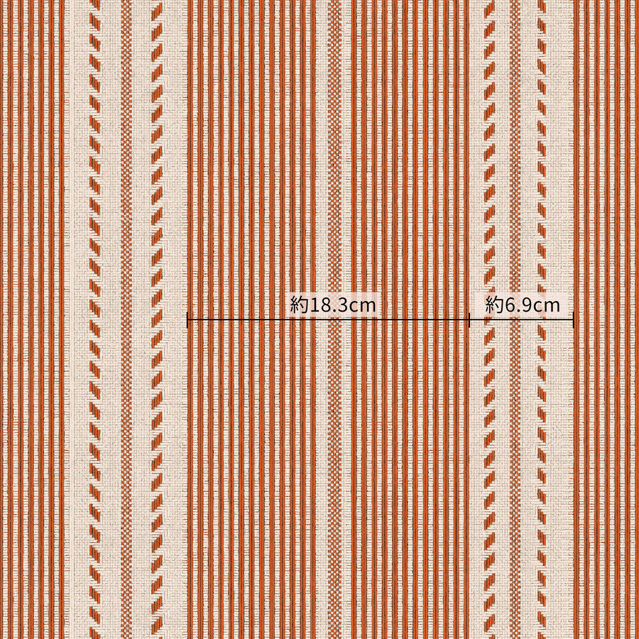 MINDTHEGAP / TALES OF MAGHREB / BERBER STRIPES Rouge WP20756