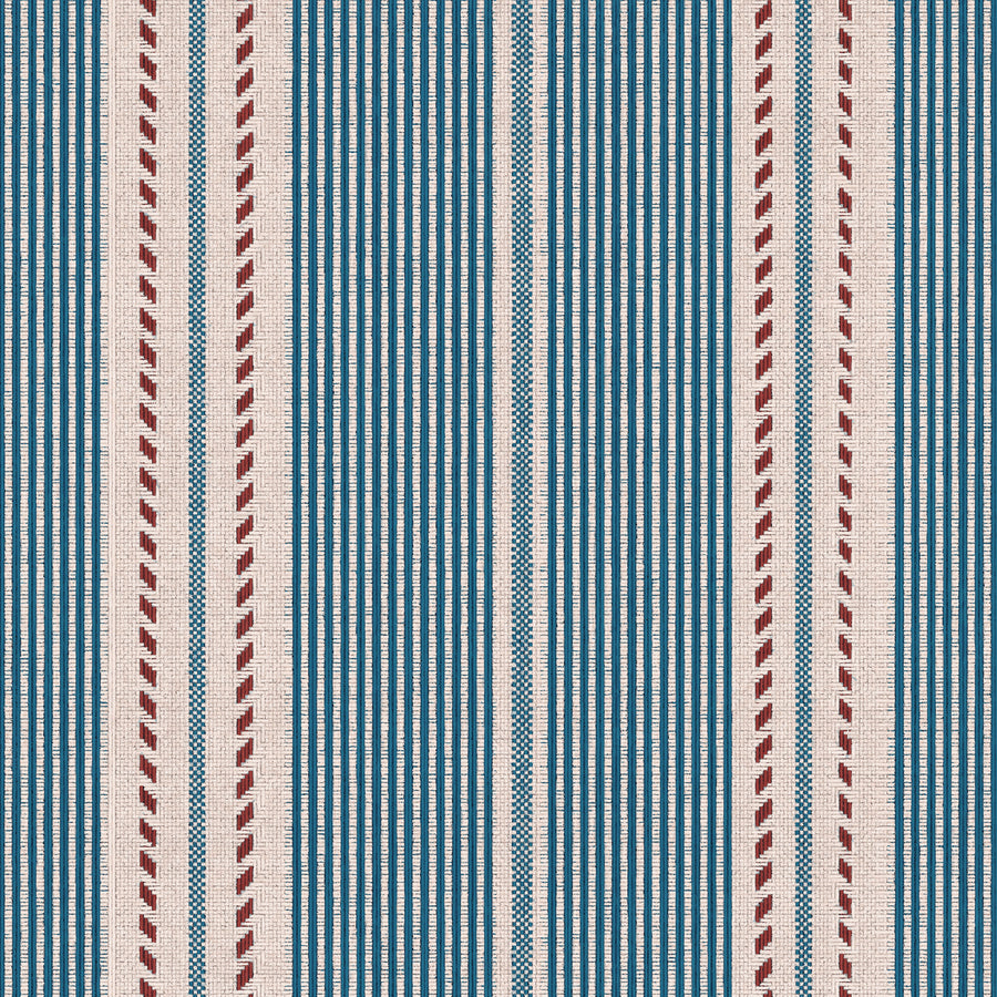 MINDTHEGAP / TALES OF MAGHREB / BERBER STRIPES Blue WP20757