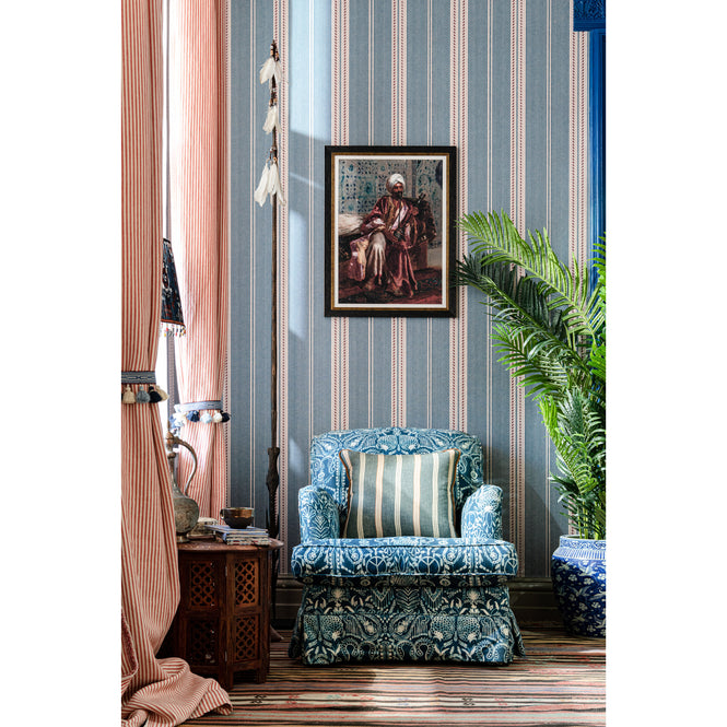 MINDTHEGAP / TALES OF MAGHREB / BERBER STRIPES Blue WP20757