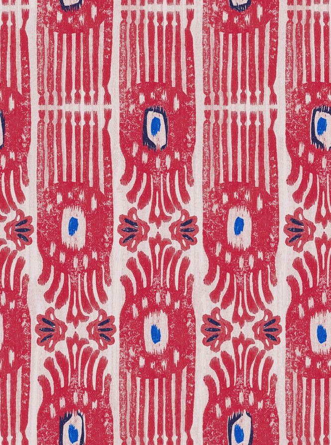 MINDTHEGAP / MINNIE KEMP X MINDTHEGAP / IKAT Raspberry Ripple WP20819
