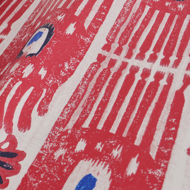 MINDTHEGAP / MINNIE KEMP X MINDTHEGAP / IKAT Raspberry Ripple WP20819