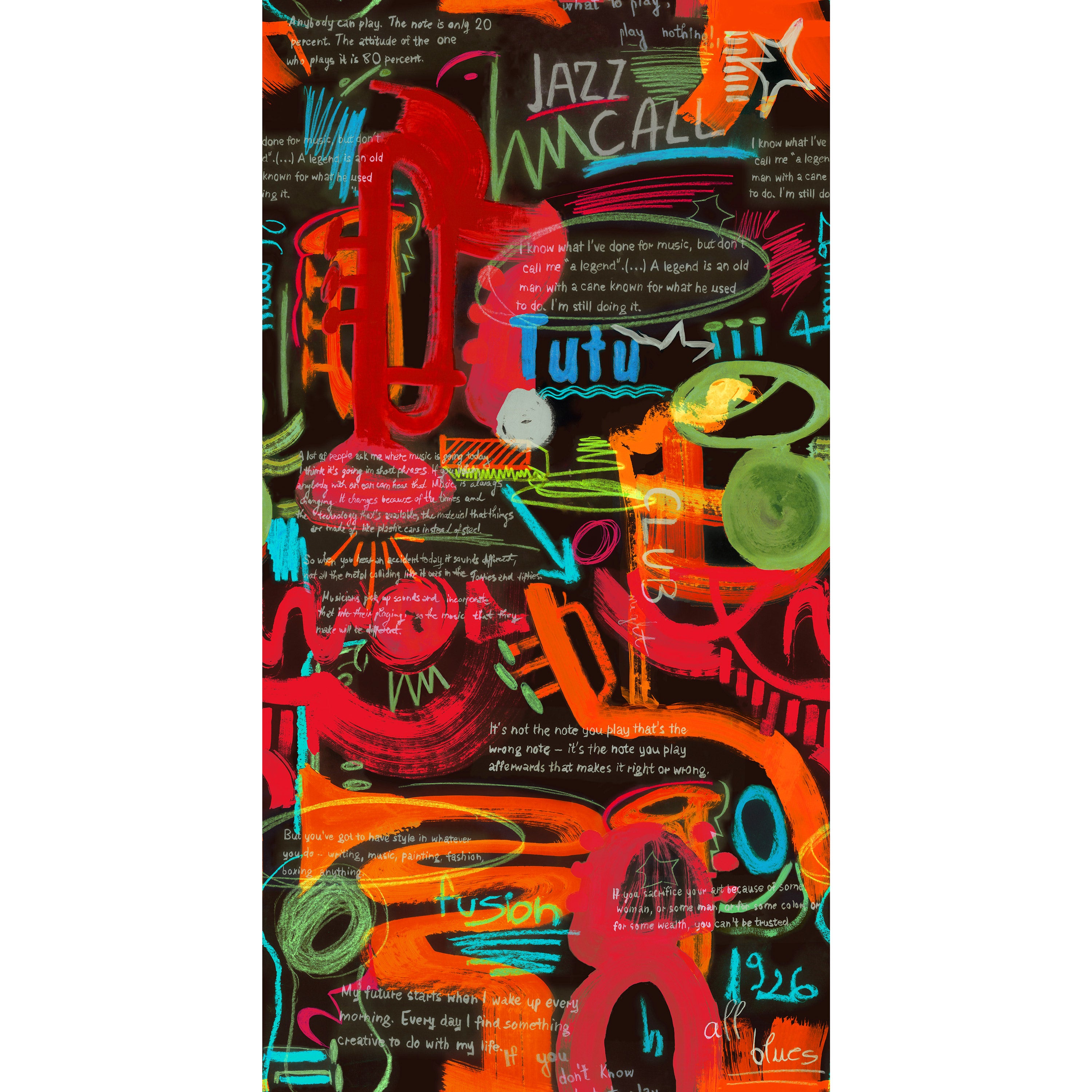 MINDTHEGAP / JAZZ LIVE / TUTU Anthracite WP20887 | 輸入壁紙専門店