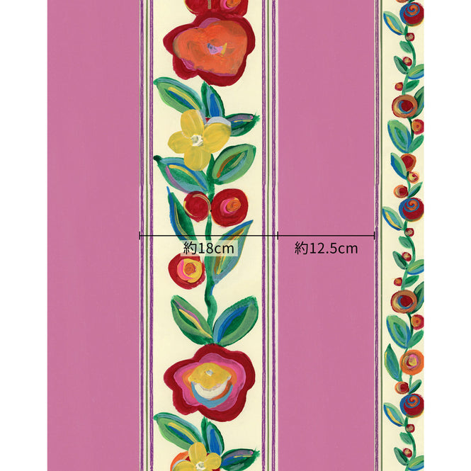 【予約受付】輸入壁紙 MINDTHEGAP / TRANSYLVANIAN RHAPSODY / DAINTY FLOWERING Violet WP20939