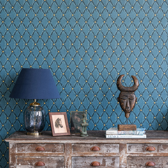 MINDTHEGAP / ORIENT EXPRESS / TUFTED PANEL Blue Moon WP30170